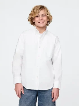 Chemise Oxford décontractée pour enfants