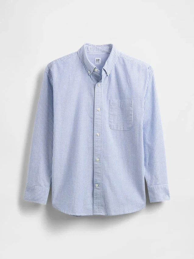 Chemise Oxford décontractée pour enfants