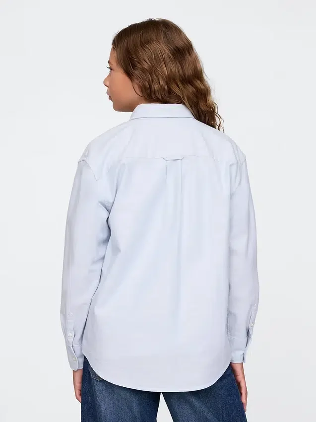 Chemise Oxford décontractée pour enfants