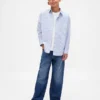 Chemise Oxford décontractée pour enfants