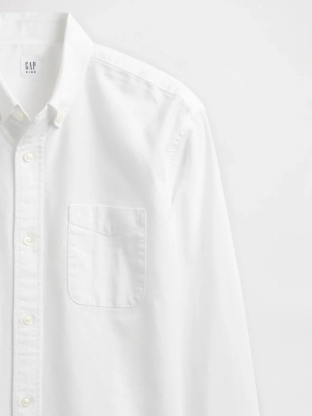 Chemise Oxford décontractée pour enfants