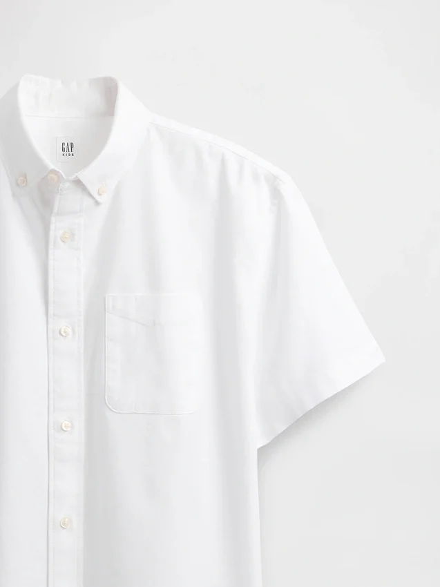 Chemise Oxford décontractée pour enfants