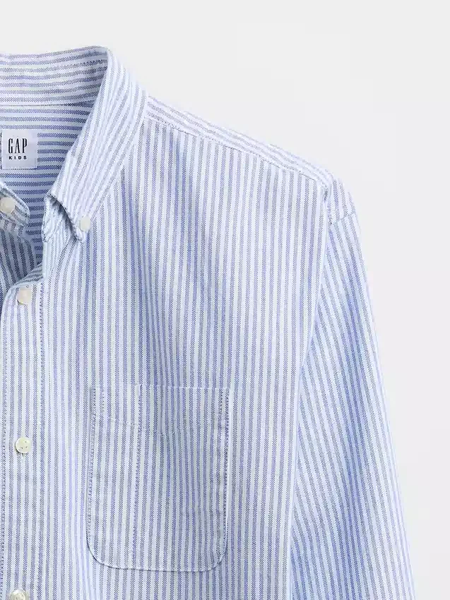 Chemise Oxford décontractée pour enfants