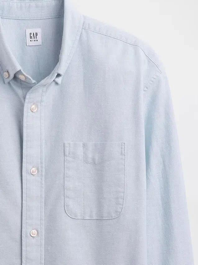 Chemise Oxford décontractée pour enfants