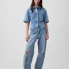 Chemise à poches en denim ultra-doux