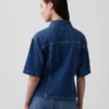 Chemise à poches en denim ultra-doux