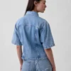 Chemise à poches en denim ultra-doux