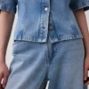 Chemise à poches en denim ultra-doux