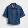 Chemise à poches en denim ultra-doux