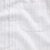 Chemise à rayures Dobby, coupe décontractée et ourlet droit