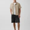 Chemise utilitaire ample à ourlet droit
