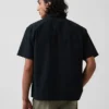 Chemise utilitaire ample à ourlet droit