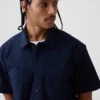 Chemise utilitaire ample à ourlet droit