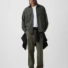 Chemise utilitaire décontractée en denim ultra-doux