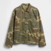 Chemise utilitaire en toile de denim camouflage