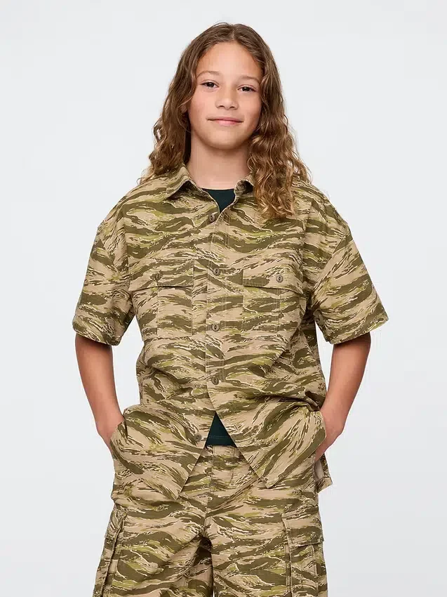 Chemise utilitaire ripstop pour enfant