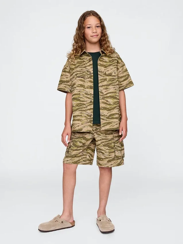 Chemise utilitaire ripstop pour enfant