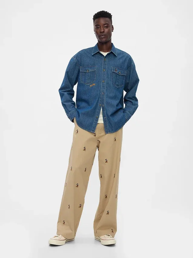 Chemise western en denim GAP × Disney
