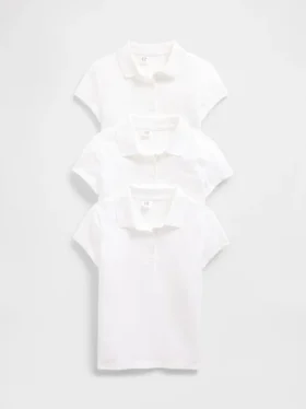 Chemises d'uniforme pour enfants (lot de 3)