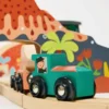 Circuit de train « Lost World » sur le thème des dinosaures