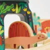 Circuit de train « Lost World » sur le thème des dinosaures