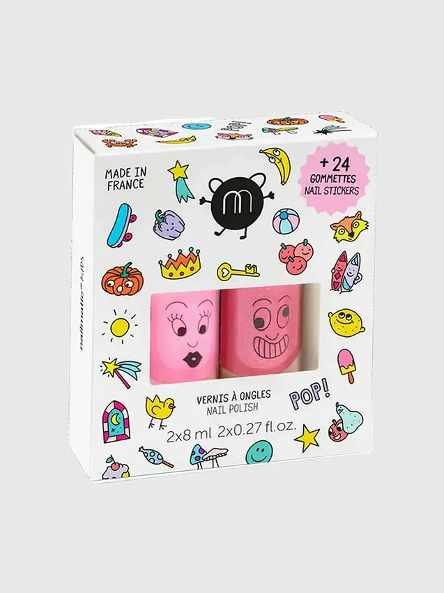 Coffret Pop de vernis à ongles et autocollants Nailmatic