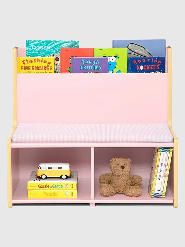 Coin lecture pour tout-petits avec banc rembourré
