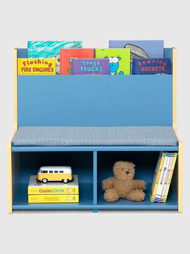 Coin lecture pour tout-petits avec banc rembourré