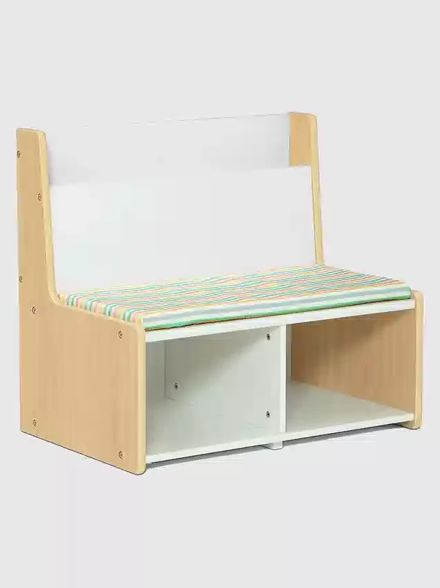 Coin lecture pour tout-petits avec banc rembourré