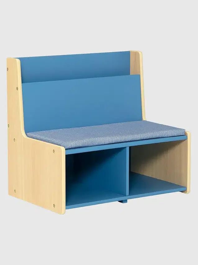 Coin lecture pour tout-petits avec banc rembourré