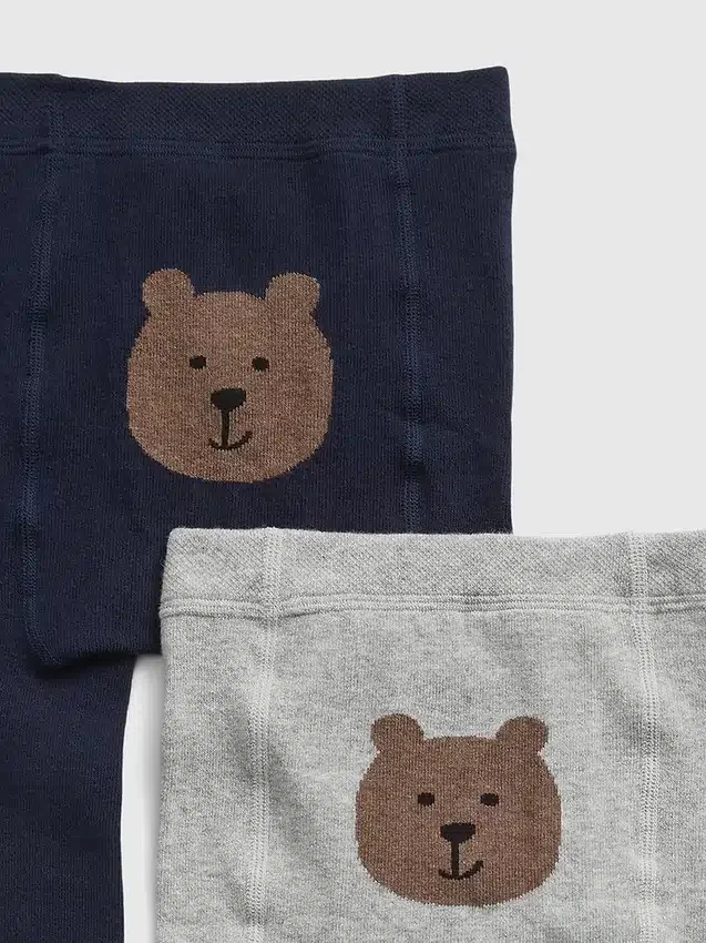 Collants « Bear » pour tout-petits (lot de 2)