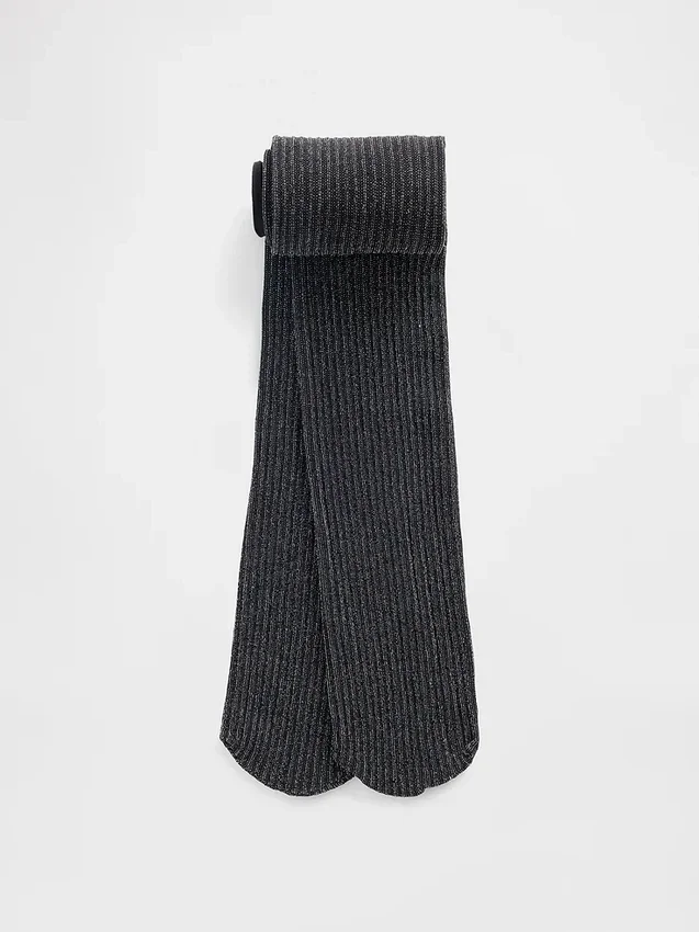 Collants à côtes pailletés pour enfants