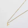Collier Admiral Row avec initiale délicate en or