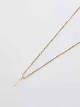 Collier Admiral Row avec initiale délicate en or