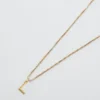Collier Admiral Row avec initiale délicate en or