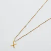 Collier Admiral Row avec initiale délicate en or