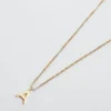 Collier Admiral Row avec initiale délicate en or