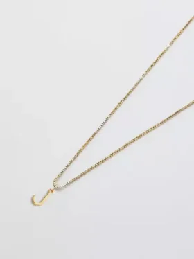 Collier Admiral Row avec initiale délicate en or