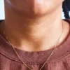 Collier délicat à initiale en or Admiral Row
