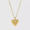 Collier Hart « Petit cœur en or nervuré »