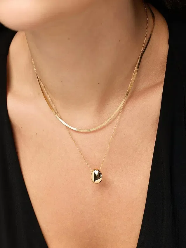 Collier « Mini Pebble » en or Ana Luisa