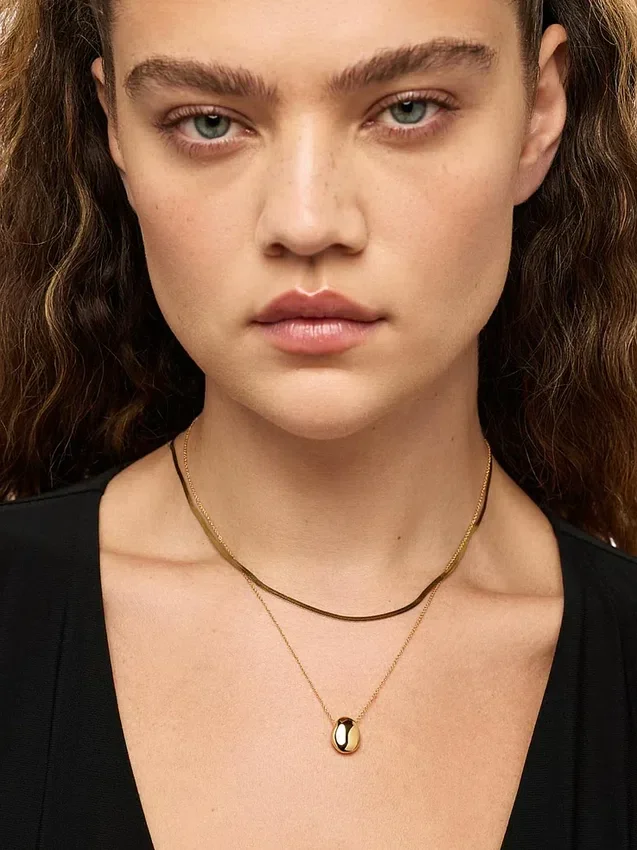 Collier « Mini Pebble » en or Ana Luisa