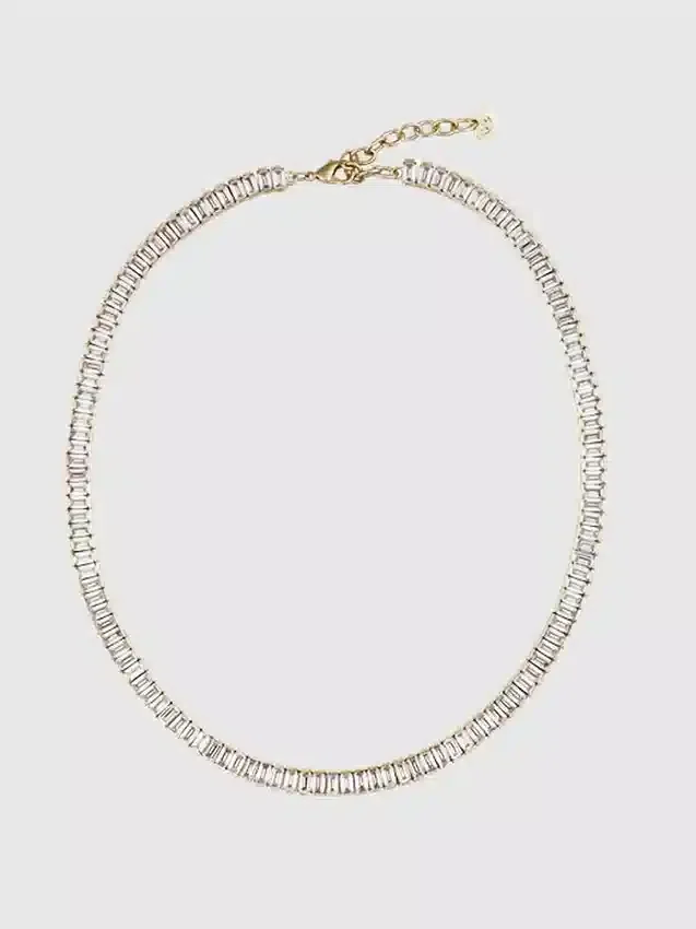 Collier tennis « Hart Baguette »