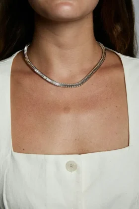 Collier tennis « Hart Baguette »