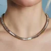 Collier tennis « Hart Baguette »