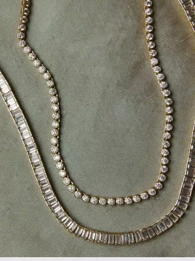 Collier tennis Hart à sertissage à chaton