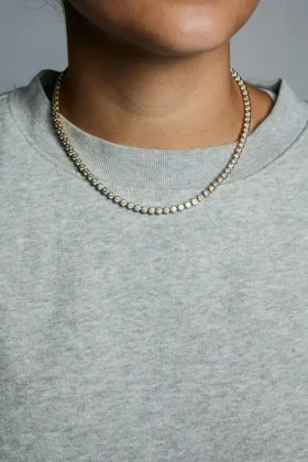 Collier tennis Hart à sertissage à chaton