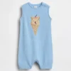 Combinaison courte au crochet « Baby Ice Cream Bear »