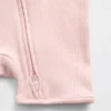 Combinaison courte « Baby First Favorites » en maille finement côtelée