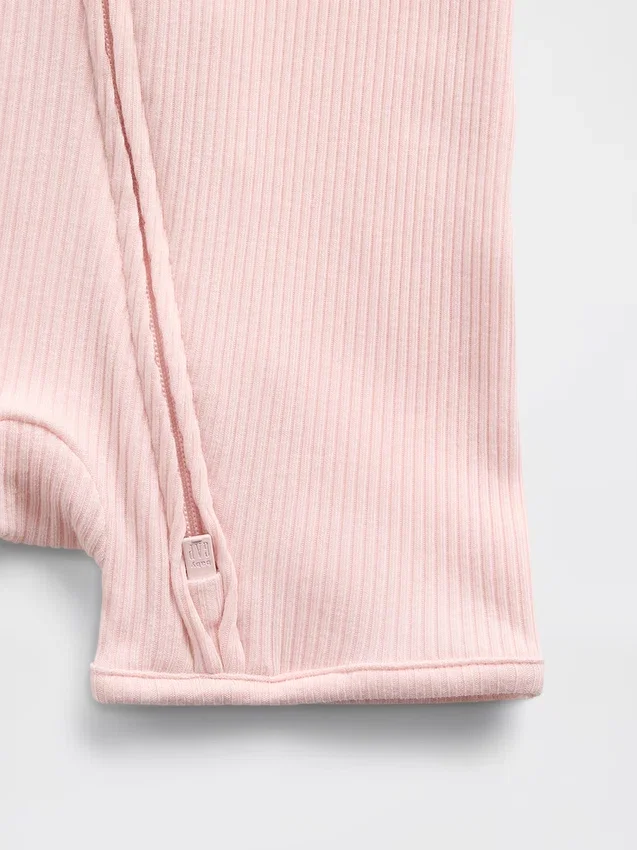 Combinaison courte « Baby First Favorites » en maille finement côtelée